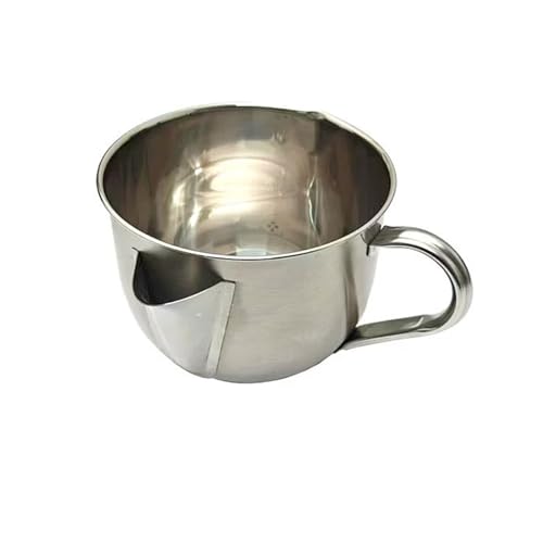 Allayu Soßenfett Trennbecher, Separator, Edelstahl, glatt, für gebrauchtes Truthahnhähnchen, Küchenfetttrennung, silberweiß, Fettabscheider Allayu Soßenfett Trennbecher, Separator, Edelstahl, glatt, für gebrauchtes Truthahnhähnchen, Küchenfetttrennung, silberweiß, Fettabscheider von Allayu