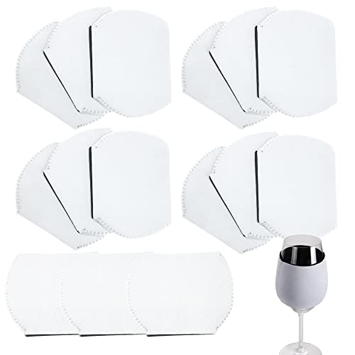 Allazone 15 Stück Sublimation Leer Weinglas Schutzhülle, DIY Neopren Weinglasabdeckungen Sublimation Isolator Abdeckung für Weinglas Sublimation Ornamente Lieferungen, Weinglas Protect Allazone 15 Stück Sublimation Leer Weinglas Schutzhülle, DIY Neopren Weinglasabdeckungen Sublimation Isolator Abdeckung für Weinglas Sublimation Ornamente Lieferungen, Weinglas Protect von Allazone