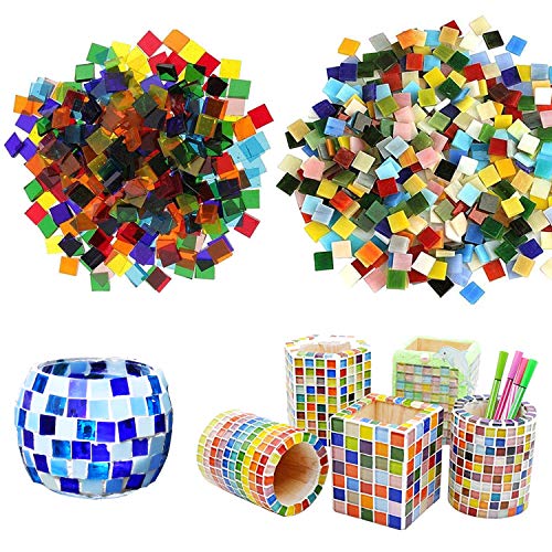 Allazone Mosaik Fliesen Stücke Rautenform Sortierte Farben (Platz) von Allazone