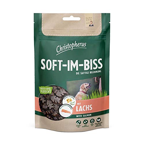 Christopherus Soft-Im-Biss mit Lachs | 12x 125g Hundesnack von AL-KO-TE