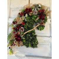 Sackleinen-Land-Weihnachtspferdekopf-Weihnachtskranz - Benutzerdefinierte Farben Für Den Täglichen Gebrauch Erhältlich Sackleinen-Land-Weihnachtspferdekopf-Weihnachtskranz - Benutzerdefinierte Farben Für Den Täglichen Gebrauch Erhältlich von Alldesignsequine