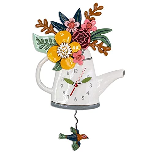 Allen Designs Blossoms Watering Can Uhr, Kunstharz, 26 x 46 x 2 cm Allen Designs Blossoms Watering Can Uhr, Kunstharz, 26 x 46 x 2 cm von Allen Designs