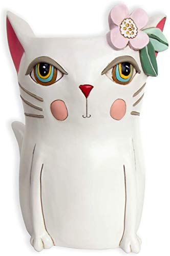 Allen Designs D1963 Pflanzgefäß oder Vase, Pretty Kitty 20,3 x 12,7 cm von Allen Designs