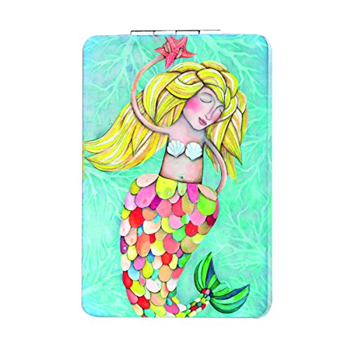 Allen Designs Spiegel, Design Sirene, Mehrfarbig, 9.3 x 6.2 x 1.2 cm von Allen Designs