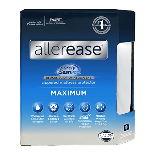 Aller-Ease 175-M7 Matratzenschoner, Queensize, Weiß von Aller-Ease