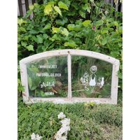 Aufkleber "Nimm Dir Zeit" Deko-Fenster | Fensterspruch Altes Fenster Gartendeko Aufkleber "Nimm Dir Zeit" Deko-Fenster | Fensterspruch Altes Fenster Gartendeko von AllerleivomLand