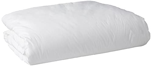 National Allergy Premium Bettdeckenbezug aus 100% Baumwolle, Jumbo-Queen-Size-Größe, 243,8 x 233,7 cm, Weiß, atmungsaktiver Bezug mit Fadenzahl 300, hypoallergener Bezug mit Reißverschluss von National Allergy