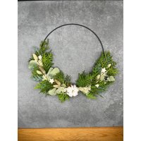 Winter Hoop, Türkranz Als Winter-Bzw. Weihnachtskranz von AllesFine