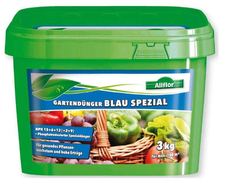 Allflor Gartendünger Allflor Gartendünger Blau Spezial 3 kg 15+6+12 Allflor Gartendünger Allflor Gartendünger Blau Spezial 3 kg 15+6+12 von Allflor