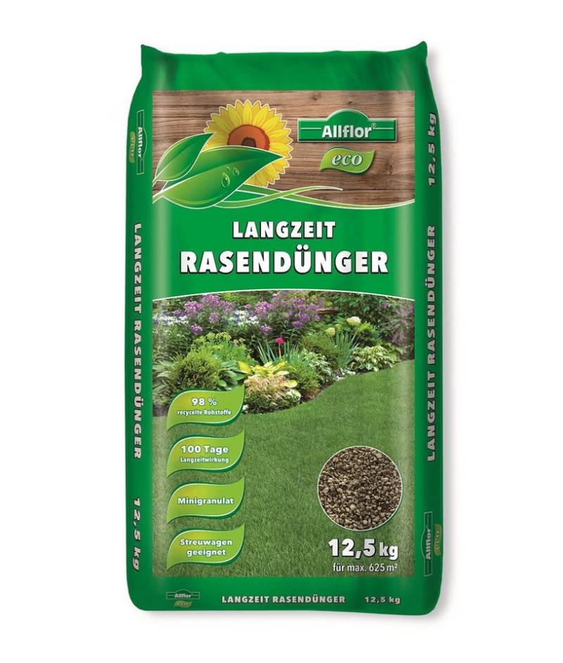 Allflor Rasendünger Allflor eco Langzeit Rasendünger 12,5kg Beutel von Allflor