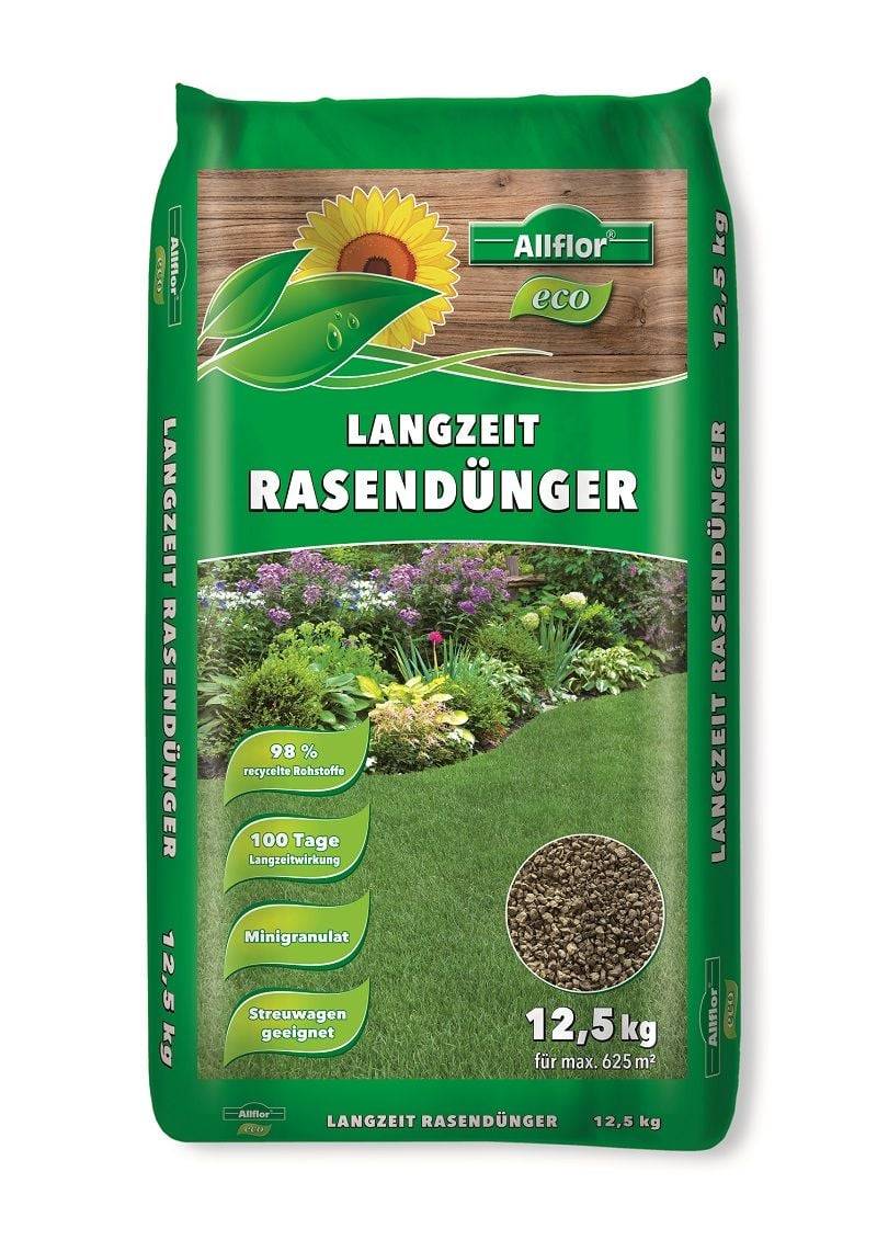 Allflor eco Langzeit Rasendünger 12,5kg Beutel von Allflor