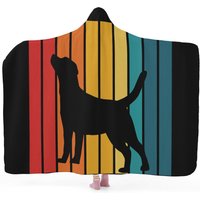Hunde Kapuzendecke, Kapuzendecke Für Erwachsene/ Jugendliche, Kuschelige Tierdruckdecke, Geschenk Haustierliebhaber von AllforCandles