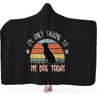 Lazy Day Kapuzendecke, Hoodie Decke Für Erwachsene/ Jugendliche, Sherpa Kuschelige Tier Print Decke, Geschenk Haustierliebhaber von AllforCandles