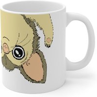 Lustiger Opossum Becher, Invertierter Hängender Opossum, Niedlicher Possum Peeking, Entzückender Print, Geschenk Für Liebhaber von AllforCandles