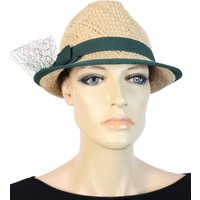 Allgäu Rebell Trachtenhut "München" 1 Stk. tlg. aus Bast, Made in Italy von Allgäu Rebell