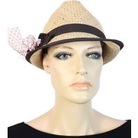 Allgäu Rebell Trachtenhut "München" 1 Stk. tlg. aus Bast, Made in Italy von Allgäu Rebell