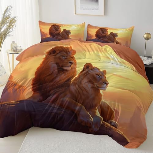 Allgemein Atmungsaktiv Bettbezug 135 x 200 cm Weich und Bequem, Tier Majestätisch Löwe Mikrofaser Bettbezug Mit Reißverschluss Einfaches Be- und Entladen, Braune Bettwäsche Wendemotiv Allgemein Atmungsaktiv Bettbezug 135 x 200 cm Weich und Bequem, Tier Majestätisch Löwe Mikrofaser Bettbezug Mit Reißverschluss Einfaches Be- und Entladen, Braune Bettwäsche Wendemotiv von Allgemein