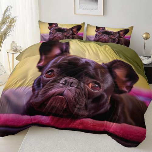 Allgemein Atmungsaktiv Bettbezug 135 x 200 cm Weich und Bequem, Tier Nahaufnahme Bulldogge Mikrofaser Bettbezug Mit Reißverschluss Einfaches Be- und Entladen, Grün Bettwäsche Wendemotiv Allgemein Atmungsaktiv Bettbezug 135 x 200 cm Weich und Bequem, Tier Nahaufnahme Bulldogge Mikrofaser Bettbezug Mit Reißverschluss Einfaches Be- und Entladen, Grün Bettwäsche Wendemotiv von Allgemein
