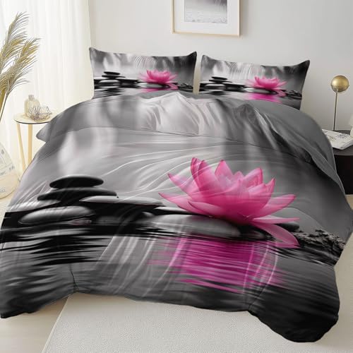 Allgemein Atmungsaktiv Bettbezug 200 x 200 cm Weich und Bequem, Abstrakt Lotus Zen Mikrofaser Bettbezug Mit Reißverschluss Einfaches Be- und Entladen, Grau Bettwäsche Wendemotiv Allgemein Atmungsaktiv Bettbezug 200 x 200 cm Weich und Bequem, Abstrakt Lotus Zen Mikrofaser Bettbezug Mit Reißverschluss Einfaches Be- und Entladen, Grau Bettwäsche Wendemotiv von Allgemein