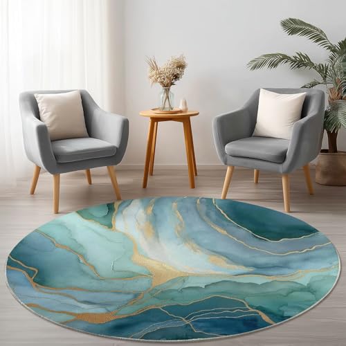 Allgemein Weich Flanell Grün Runder Teppich rutschfest Waschbar, Traumhaft Bohème Marmorlinien Runder Teppich für Kinder Flur Wohnzimmer Büro Schlafzimmer, Ø 210 cm Rund Teppiche Einweihungsgeschenk Allgemein Weich Flanell Grün Runder Teppich rutschfest Waschbar, Traumhaft Bohème Marmorlinien Runder Teppich für Kinder Flur Wohnzimmer Büro Schlafzimmer, Ø 210 cm Rund Teppiche Einweihungsgeschenk von Allgemein