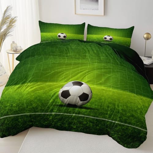 Bettbezug Grün Doppelseitig Reversibel mit Reißverschluss Eckband, Schlicht Fußball Gras Mikrofaser Bettwäsche Set Atmungsaktiv Reißfest, 180 x 200 cm Bettbezug Pflegeleicht Schlafzimmer Bettbezug Grün Doppelseitig Reversibel mit Reißverschluss Eckband, Schlicht Fußball Gras Mikrofaser Bettwäsche Set Atmungsaktiv Reißfest, 180 x 200 cm Bettbezug Pflegeleicht Schlafzimmer von Allgemein