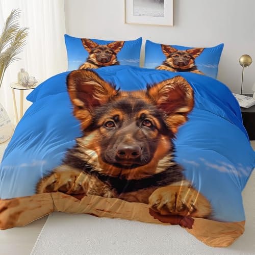 Dunkelblau Doppelseitig Bettbezug Pflegeleicht Atmungsaktiv, Tier Stein Hund Thema Bettwäsche für Jugendliche Erwachsene, 135 x 200 cm Bettbezug Mit Reißverschluss Einfaches Be- und Entladen Dunkelblau Doppelseitig Bettbezug Pflegeleicht Atmungsaktiv, Tier Stein Hund Thema Bettwäsche für Jugendliche Erwachsene, 135 x 200 cm Bettbezug Mit Reißverschluss Einfaches Be- und Entladen von Allgemein