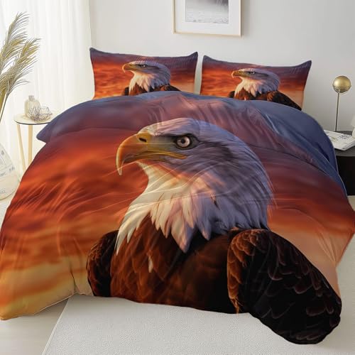 Graublau Doppelseitig Bettbezug Pflegeleicht Atmungsaktiv, Tier Nahaufnahme Adler Thema Bettwäsche für Jugendliche Erwachsene, 180 x 200 cm Bettbezug Mit Reißverschluss Einfaches Be- und Entladen Graublau Doppelseitig Bettbezug Pflegeleicht Atmungsaktiv, Tier Nahaufnahme Adler Thema Bettwäsche für Jugendliche Erwachsene, 180 x 200 cm Bettbezug Mit Reißverschluss Einfaches Be- und Entladen von Allgemein