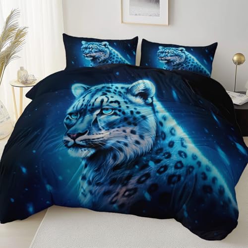 Schwarz Doppelseitig Bettbezug Pflegeleicht Atmungsaktiv, Fantasie Tier Leopard Thema Bettwäsche für Jugendliche Erwachsene, 200 x 200 cm Bettbezug Mit Reißverschluss Einfaches Be- und Entladen Schwarz Doppelseitig Bettbezug Pflegeleicht Atmungsaktiv, Fantasie Tier Leopard Thema Bettwäsche für Jugendliche Erwachsene, 200 x 200 cm Bettbezug Mit Reißverschluss Einfaches Be- und Entladen von Allgemein