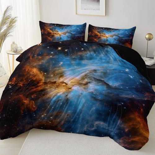 Schwarz Doppelseitig Bettbezug Pflegeleicht Atmungsaktiv, Fantasie Weltraum Nebel Thema Bettwäsche für Jugendliche Erwachsene, 240 x 220 cm Bettbezug Mit Reißverschluss Einfaches Be- und Entladen Schwarz Doppelseitig Bettbezug Pflegeleicht Atmungsaktiv, Fantasie Weltraum Nebel Thema Bettwäsche für Jugendliche Erwachsene, 240 x 220 cm Bettbezug Mit Reißverschluss Einfaches Be- und Entladen von Allgemein