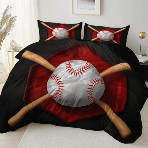 Schwarz Doppelseitig Bettbezug Pflegeleicht Atmungsaktiv, Realität Stock Baseball Thema Bettwäsche für Jugendliche Erwachsene, 155 x 220 cm Bettbezug Mit Reißverschluss Einfaches Be- und Entladen Schwarz Doppelseitig Bettbezug Pflegeleicht Atmungsaktiv, Realität Stock Baseball Thema Bettwäsche für Jugendliche Erwachsene, 155 x 220 cm Bettbezug Mit Reißverschluss Einfaches Be- und Entladen von Allgemein