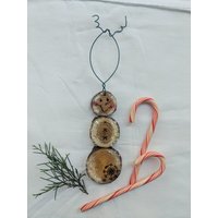 #1 Schneemann Weihnachten Ornament von AlliMartindaleArt