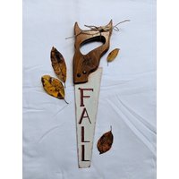 Herbst Handbemalt Antike Handsäge Herbst Handbemalt Antike Handsäge von AlliMartindaleArt