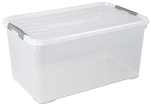 Allibert 225555 Handy Box mehr Deckel Clip transparent Kunststoff 80 x 50 x 39 cm 115 L von Allibert