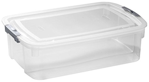 Allibert Aufbewahrungsbox, Polypropylen, Durchsichtig, 59.5 x 39.5 x 18.5 cm von Allibert
