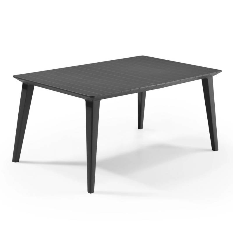 Allibert Lima Tisch Anthrazit Wetterfest Garten-Esstisch Outdoor Gartentisch Gartenmöbel von Allibert