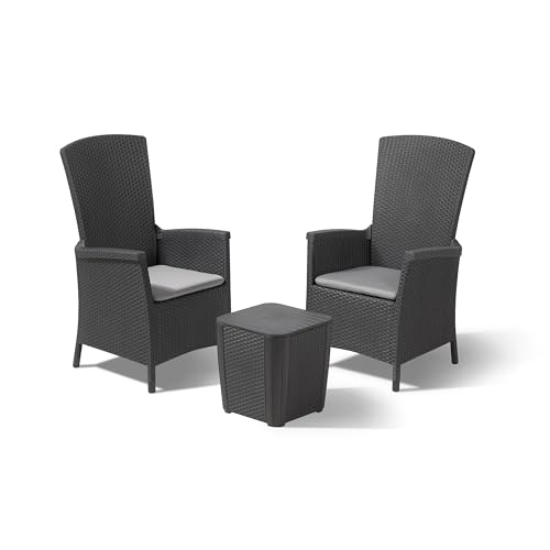 Keter Vermont, Allibert, Rattan-Liegestuhl, Gartenmöbel von Allibert
