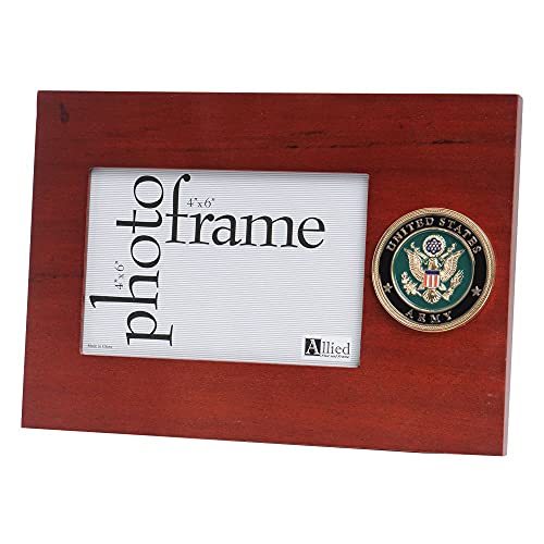 Allied Frame US Army Medallion Desktop Querformat Bilderrahmen – 10,2 x 15,2 cm von Allied Flag