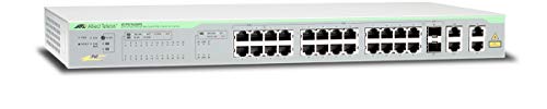 Allied Telesis AT-FS750/28PS-50 Switch Layer 2 Fast Ethernet WebSmart - 24 x 10/100TX PoE+ | 2 x Combo Copper/SFP - 193W PoE Budget - Internal PSU Allied Telesis AT-FS750/28PS-50 Switch Layer 2 Fast Ethernet WebSmart - 24 x 10/100TX PoE+ | 2 x Combo Copper/SFP - 193W PoE Budget - Internal PSU von Allied Telesis