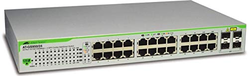 Allied Telesis AT-GS950/24-50 Switch Layer 2 Gigabit WebSmart - 24 x 10/100/1000T | 4 x SFP - Internal PSU Allied Telesis AT-GS950/24-50 Switch Layer 2 Gigabit WebSmart - 24 x 10/100/1000T | 4 x SFP - Internal PSU von Allied Telesis