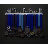 Will Run For Beer - Allied Medaille Aufhänger Halter Display Rack von AlliedMedalHangers