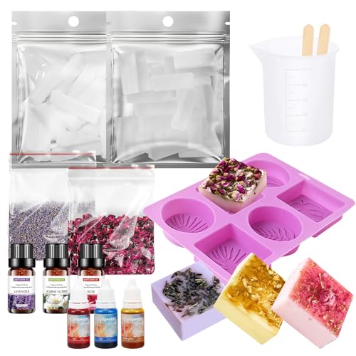 AllisWay Seife Selber Machen, Seifenherstellung, Seifen Selber Machen Set, Enthält Seifenbasis, Farbessenz, Duftöl, Schimmel usw, Kann als Geschenk Gegeben Werden AllisWay Seife Selber Machen, Seifenherstellung, Seifen Selber Machen Set, Enthält Seifenbasis, Farbessenz, Duftöl, Schimmel usw, Kann als Geschenk Gegeben Werden von AllisWay