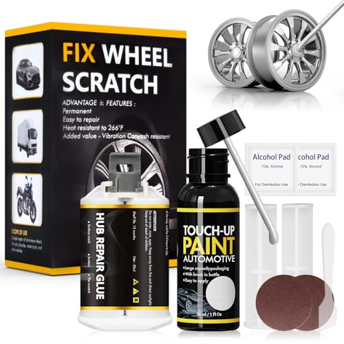 Alufelgen Reparatur Set, Felgen Reparaturset Silber, Felgen Reparaturset, Alufelgen Lack, Geeignet zum Reparieren von Kratzern, Oxidation, Korrosion, Dellen usw, an Rädern, Silber Alufelgen Reparatur Set, Felgen Reparaturset Silber, Felgen Reparaturset, Alufelgen Lack, Geeignet zum Reparieren von Kratzern, Oxidation, Korrosion, Dellen usw, an Rädern, Silber von AllisWay