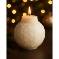 Weihnachtskerze/ Adventskranzkerze/Schneekugel-Kerze/ Weihnachtsgeschenk/ Olivenwachs Mit Funkeln | Glimmer Beim Anzünden Weihnachtskerze/ Adventskranzkerze/Schneekugel-Kerze/ Weihnachtsgeschenk/ Olivenwachs Mit Funkeln | Glimmer Beim Anzünden von AllisbrightAnne