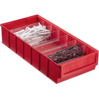 456551 Sichtlagerkasten (l x b x h) 400 x 185 x 81 mm Rot 1 St. - Allit von Allit