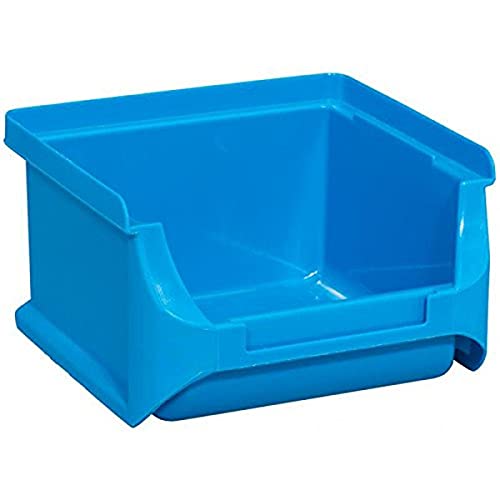 Allit 456200 ProfiPlus Box 1, blau Stapelsichtbox, PP TÜV/GS, V: 0,4 L,Lagersichtbox, Sichtbox, Lagerbox, stapelbar von Allit