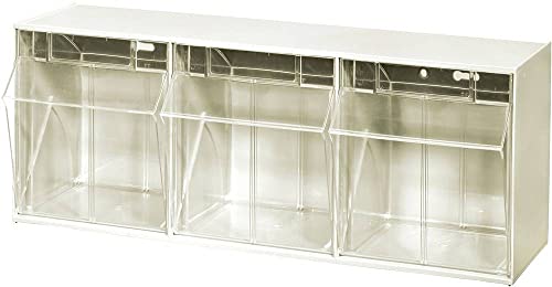 Allit 464411 Klappkasten-Magazin VarioPlus ProFlip (B x H x T) 600 x 240 x 200mm Weiß, Transparent von Allit