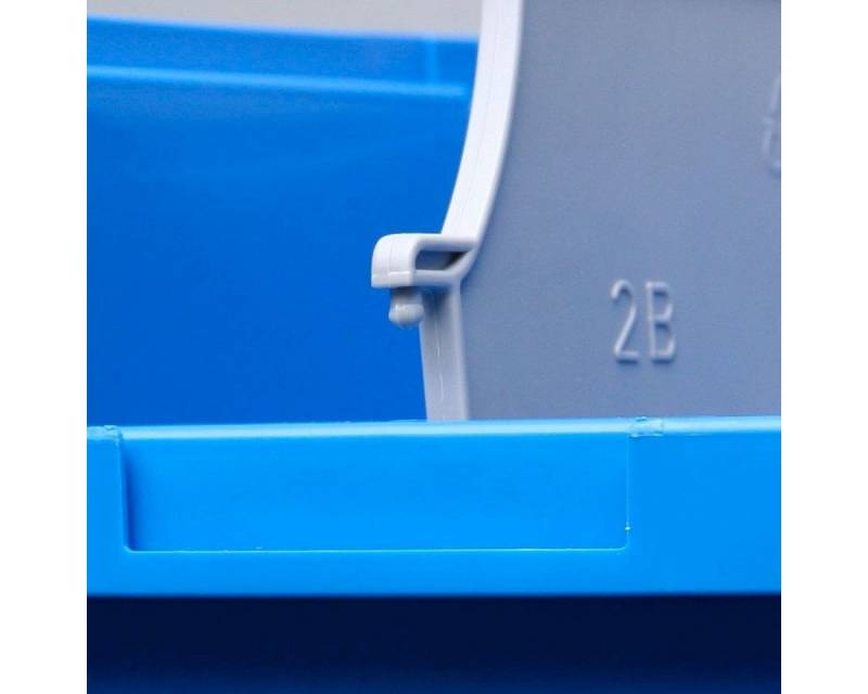 Allit Aufbewahrungsbox Längstrennsteg / Divider ProfiPlus Divider 2B grau PS VE=4 Stück. von Allit