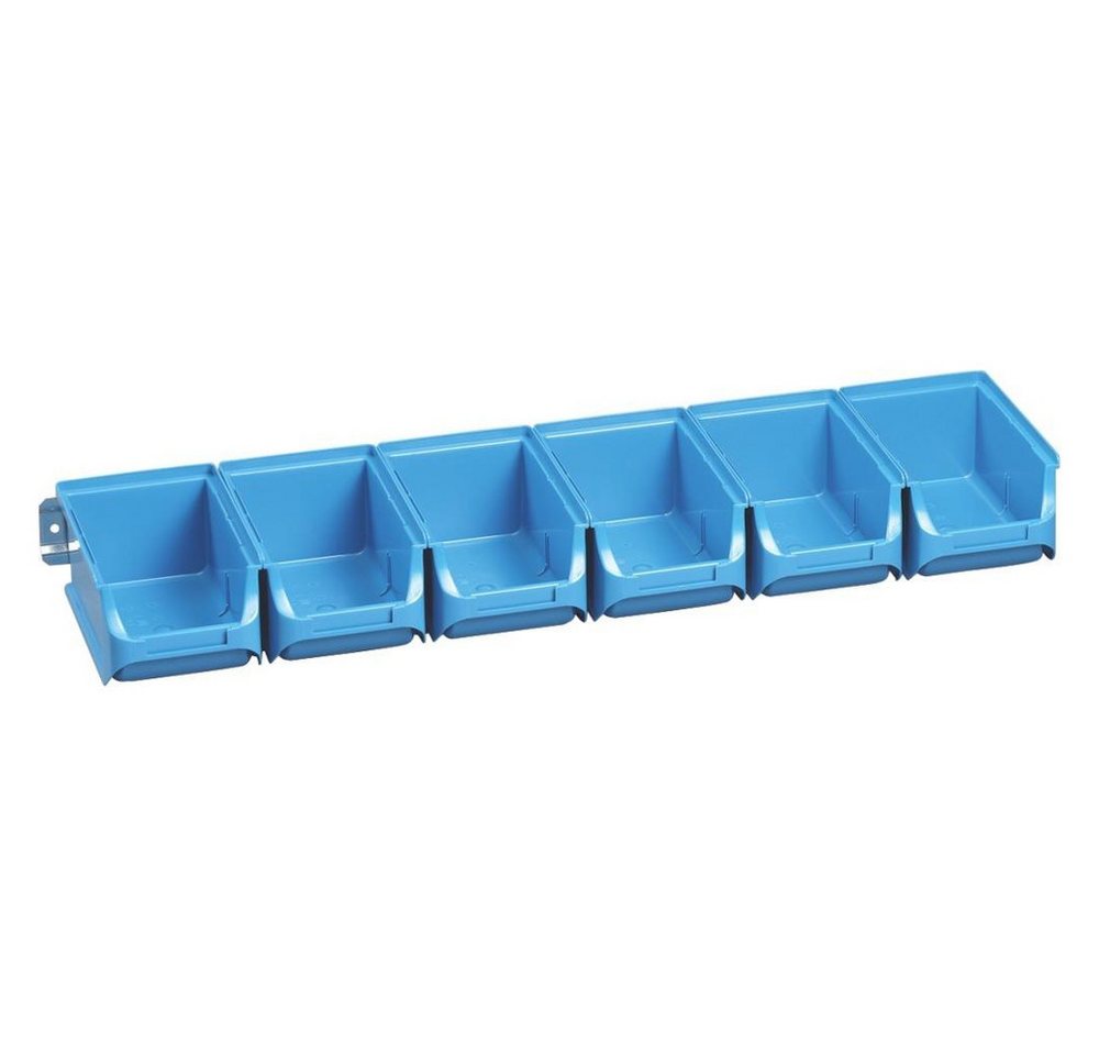 Allit Aufbewahrungsbox Sichtboxen-Set blau 613 x 165 x 75 mm von Allit