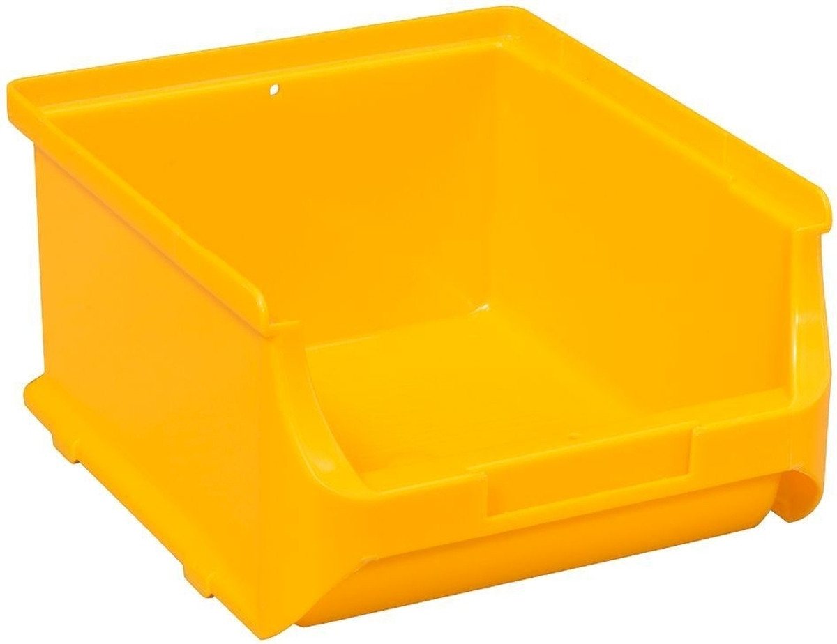 Allit Aufbewahrungsbox Sichtlagerbox ProfiPlus Gr. 2B BxTxH 13,5x16x8,2cm gelb von Allit
