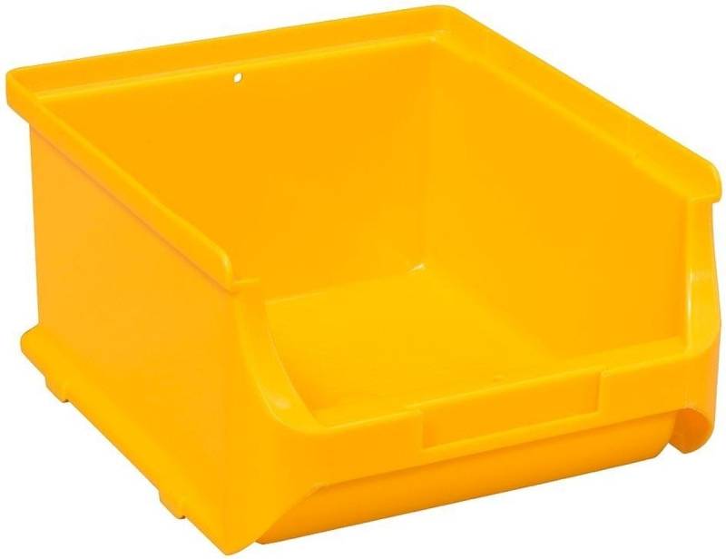 Allit Aufbewahrungsbox Sichtlagerbox ProfiPlus Gr. 2B BxTxH 13,5x16x8,2cm gelb von Allit